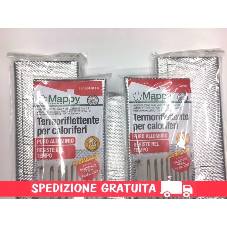 5 pannelli termoriflettenti di alta qualità per caloriferi termoflex ... Pannelli riflettenti caloriferi
